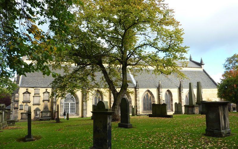 Greyfriars Kirk in het Schotse Edinburgh. beeld RD