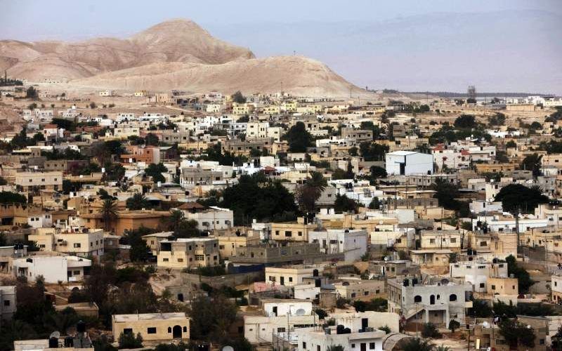 Een deel van de stad Jericho op de Westoever. Foto EPA