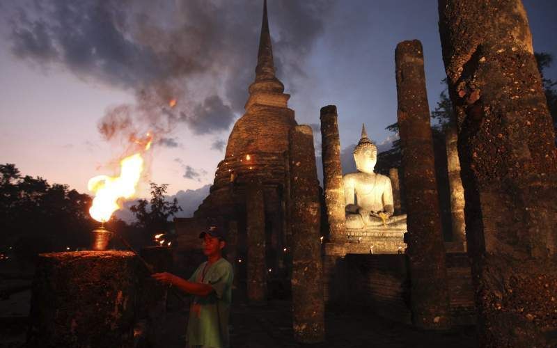 Een tempel in Thailand. Foto EPA