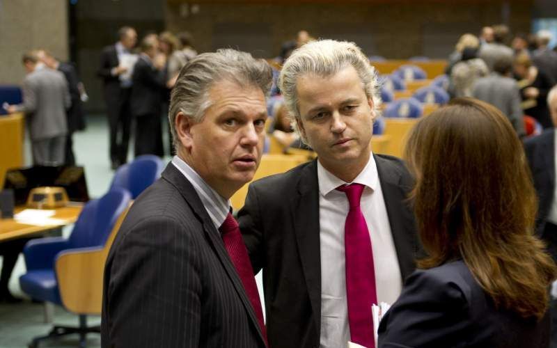 Brinkman en Wilders. Foto ANP