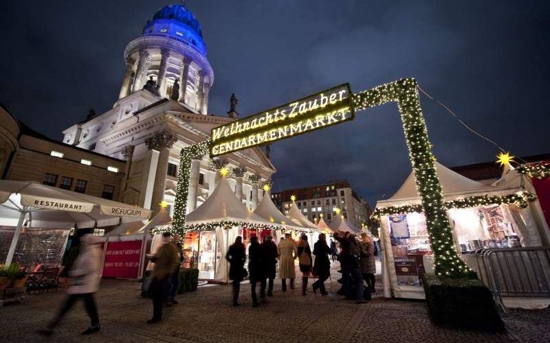 Kerstmarkt in Berlijn. Foto EPA