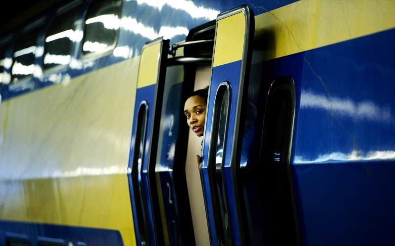 Rond station Utrecht Centraal rijden vrijdagochtend geen treinen. Foto ANP