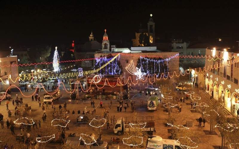 Kerst in Bethlehem. Foto EPA