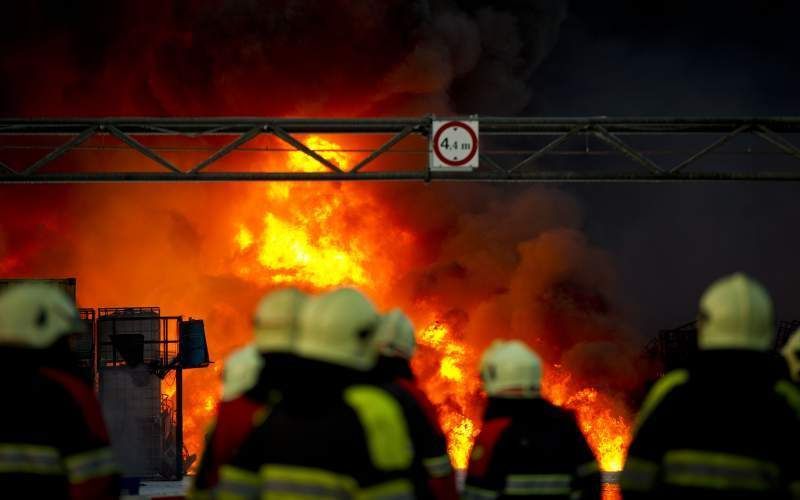 Brand in Moerdijk. Foto ANP