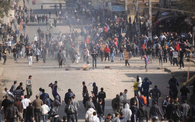 Rellen in Algiers. Foto EPA