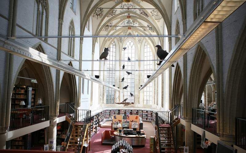 Kerk als openbare bibliotheek (Zutphen). Foto RD, Henk Visscher