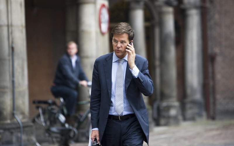 Bellende Rutte. Foto ANP