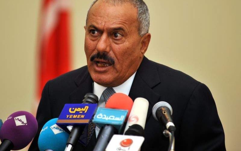 De Jemenitische president Ali Abdullah Saleh. Foto EPA