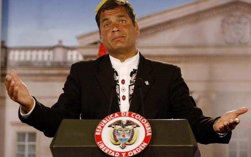 Rafael Correa. Foto EPA