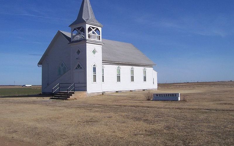 Een kerk in Amerika. Foto Wikimedia