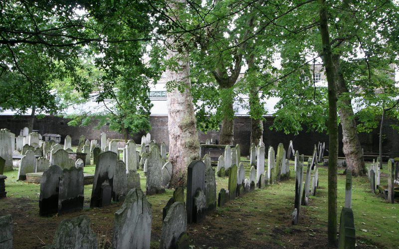 Begraafplaats Bunhill Fields. Foto RD