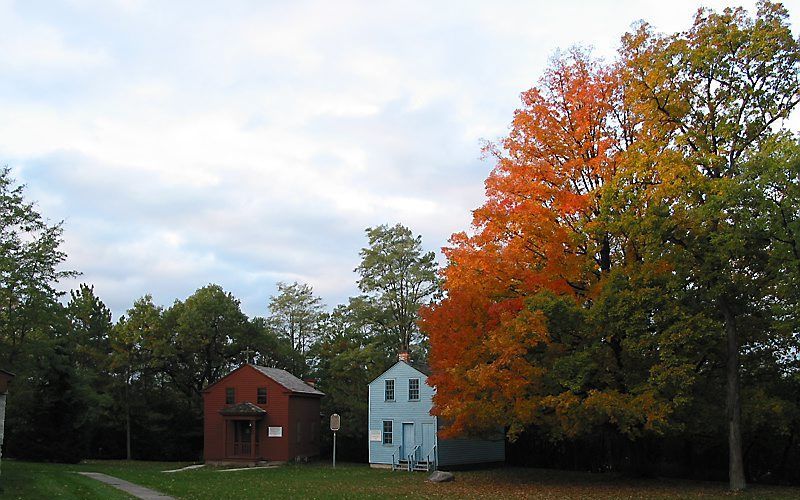 Een van de gebouwen van het theologische seminarie Nashotah House. Foto Rev. Lee M. Nelson, Wikimedia