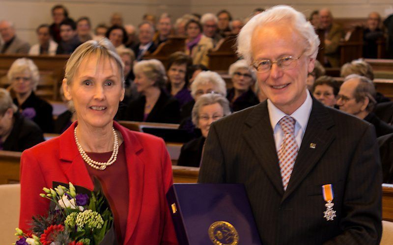 Jan van Gijn en zijn vrouw Ina. Foto Floris Schaake