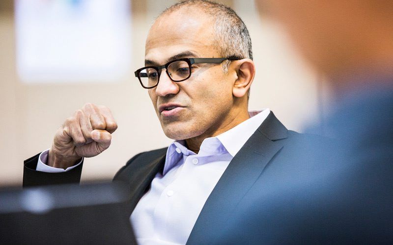 Nadella. Foto Microsoft