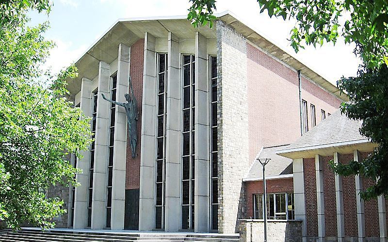 De Heilig Hartkerk in het Belgische Hasselt. beeld Wikimedia