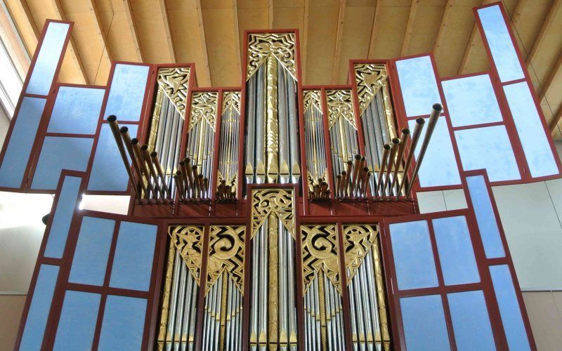 Het Ahrend & Brunzemaorgel uit de Zorgvlietkerk. beeld sankt-marien-leer.de