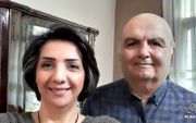 Het Iraanse echtpaar Homayoun en Sara Zhaveh moet de cel in vanwege het deelnemen aan en leiden van een christelijke huisgemeenste. beeld Article18