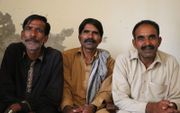De drie ondergedoken broers van Shahzad. beeld SDOK