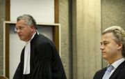 Proces tegen Wilders. Foto ANP