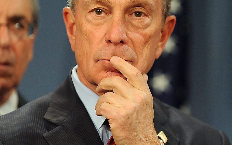 Burgemeester Bloomberg wil af van de term Ground Zero.  Foto EPA