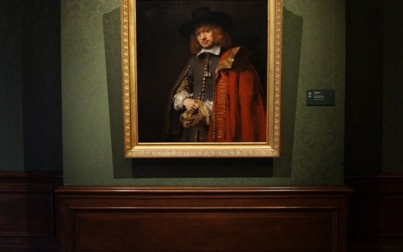 Portret van Jan Six, Rembrandt. Foto ANP