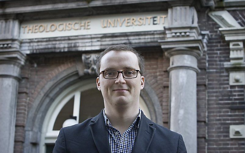 Dr. James Eglinton, predikant van de Free Church of Scotland en onderzoeker aan de Theologische Universiteit Kampen. Foto RD, Henk Visscher