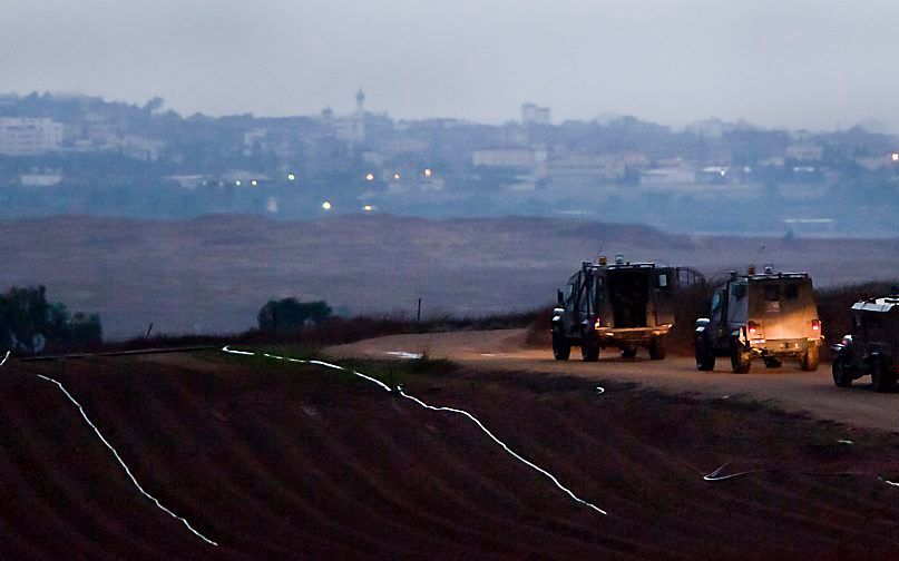 Patrouille van Israelische soldaten. Foto EPA