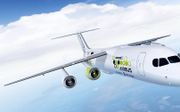 Elektrisch aangedreven vliegtuigen zoals de Airbus E-fan kunnen nooit de opmaat zijn voor een algehele elektrificatie van de luchtvaart. De vliegtuigen zijn te groot en de groei is te onstuimig. beeld Airbus