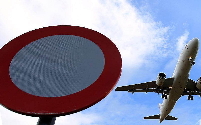 Vliegtuig landt op luchthaven Zaventem. Foto EPA