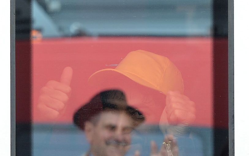 Warm onthaal voor migranten in München. beeld AFP