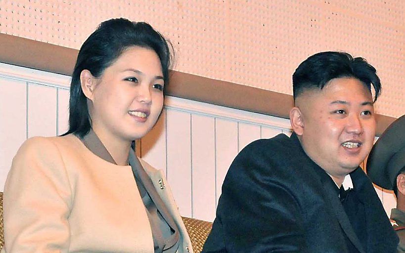 De Noord-Koreaanse leider Kim Jong-un en zijn vrouw in november 2012. Foto EPA