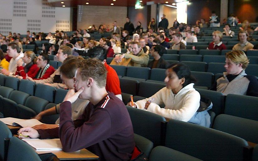 College in Erasmus Universiteit.  Foto ANP