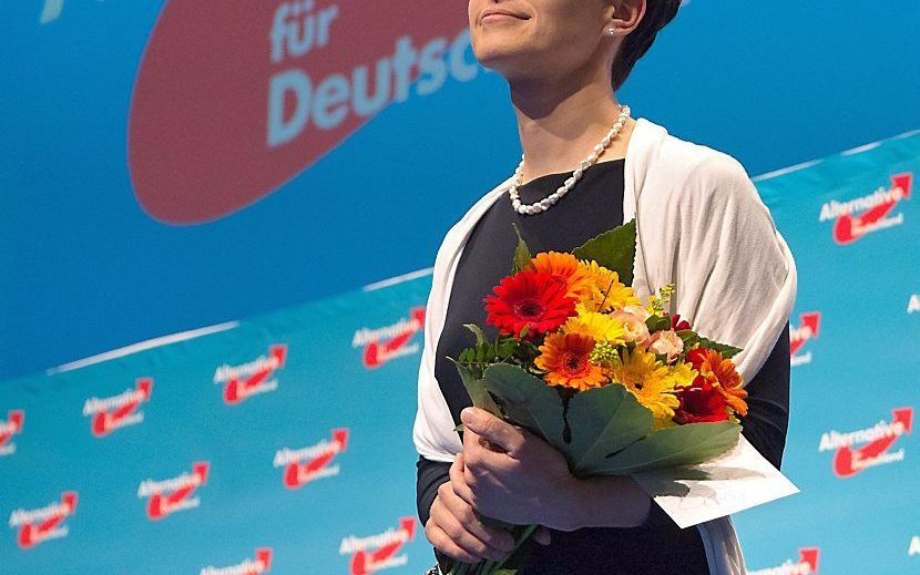 AfD-leider Frauke Petry. beeld EPA/MARIJAN MURAT