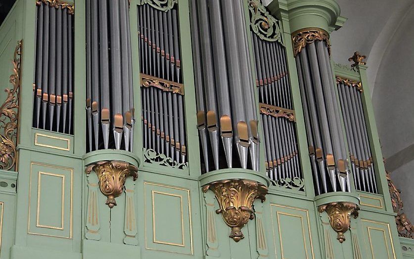 Het orgel in de Grote Kerk van Dalfsen. Beeld RD