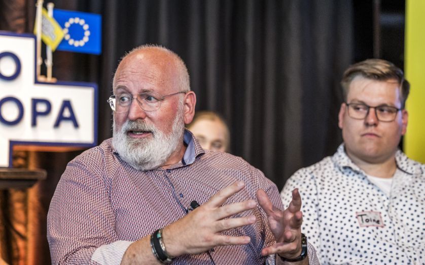 Frans Timmermans is sinds donderdag kandidaat-lijsttrekker voor de combi PvdA/GroenLinks. beeld ANP, Marcel van Hoorn