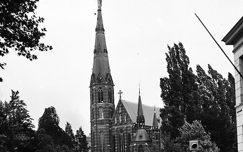 Heilig-Hartkerk in Eindhoven, 1953. Foto ANP