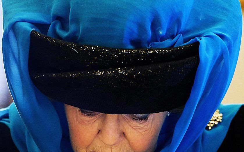 Wilders bekritiseerde de koningin omdat zij bij een moskeebezoek een hoofddoek droeg. Foto EPA