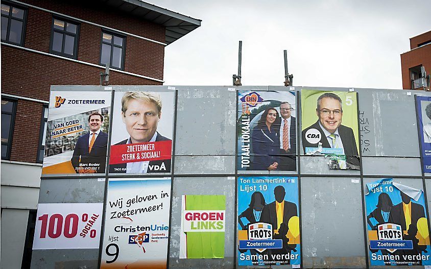 In sommige plaatsen kan er niet op SGP of ChristenUnie worden gestemd. Beeld ANP