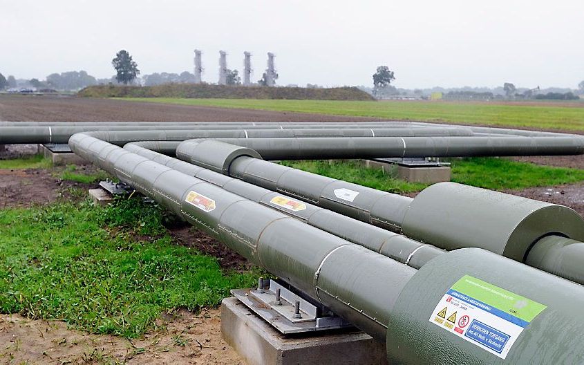 De warmtekrachtcentrale van de hernieuwde oliewinning in Schoonebeek. beeld ANP, Lex van Lieshout