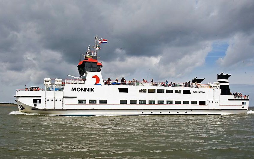 Veerpont van Lauwersoog naar Schiermonnikoog. beeld ANP