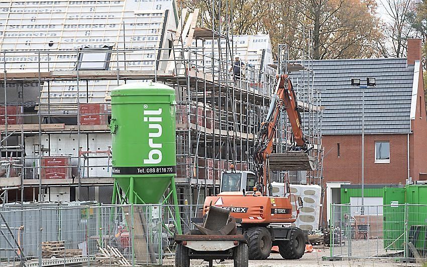 Bouwplaats in Ugchelen, nabij Apeldoorn. beeld RD, Anton Dommerholt