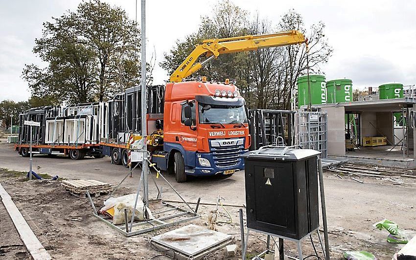 Bouwplaats in Ugchelen, nabij Apeldoorn. beeld RD, Anton Dommerholt