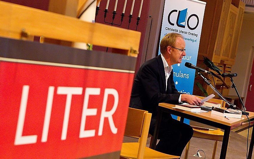 Frans Willem Verbaas treedt op tijdens CLO-dag 2012, Foto RD, Anton Dommerholt