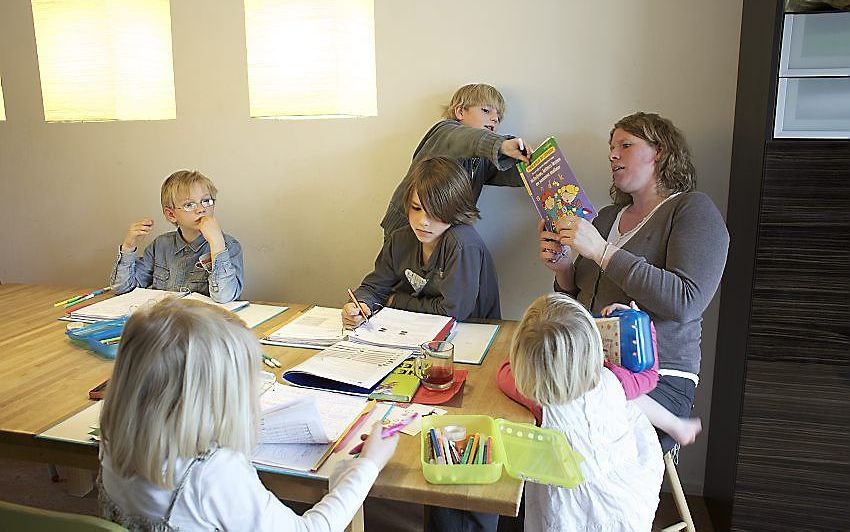 ”School is prima als standaardinstelling. Maar er kunnen omstandigheden zijn waarbij thuisonderwijs een betere optie is." beeld Sjaak Verboom