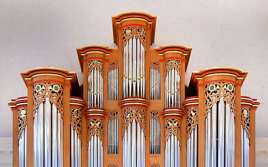 Het Flentroporgel in de Amaryllis Fleming Concert Hall van het Royal College of Music in Londen. beeld Royal College of Music London, Chris Christodoulou