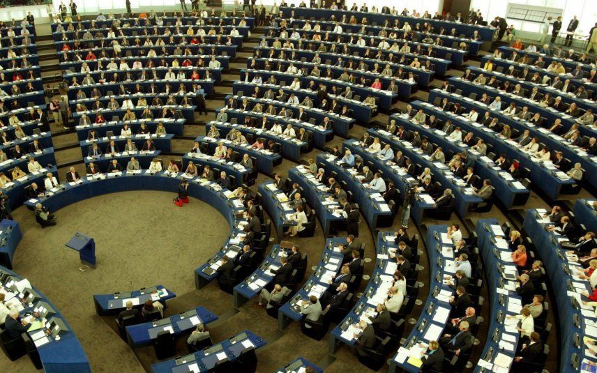 Het Europees Parlement in Brussel. Foto EPA