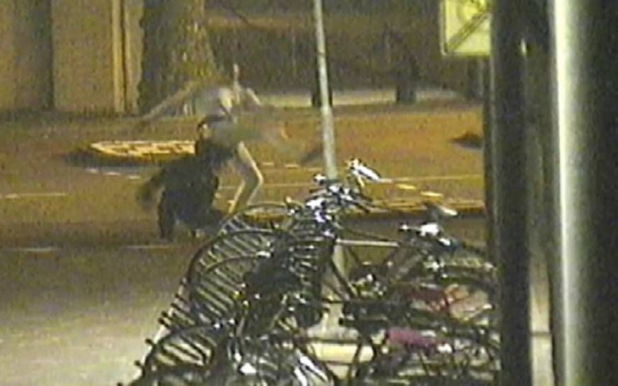 De beruchte mishandeling in Eindhoven. Foto ANP