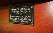 Het De Rijckereorgel in de kerk van de protestantse gemeente in Beek (Limburg). beeld kerkmarkt.nl