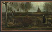 ‘Lentetuin, de pastorietuin te Nuenen in het voorjaar’ uit 1884. beeld ANP