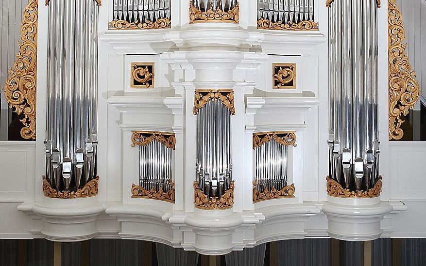 Het orgel in de Kruiskerk in Diever. Foto Kruiskerk.nl